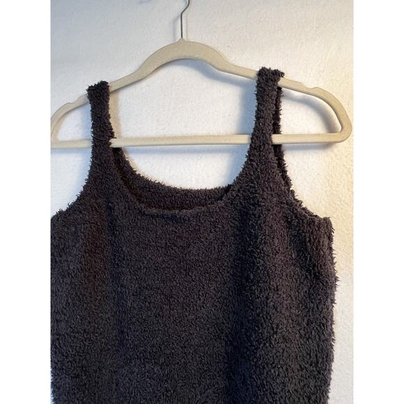 SKIMS Black Tank Top Cozy Teddy Lounge Shirt Women Size‎ 2X/3X - Picture 2 of 9